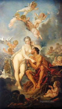La visita de Venus a Vulcano Francois Boucher clásico rococó Pinturas al óleo